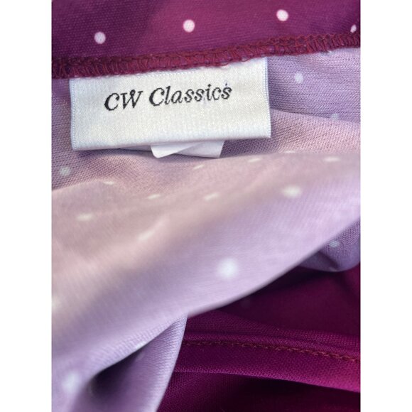 Plus Size 4X Kimono Top Floral & Polka Dot Print Lightweight Womens Long Sleeve - Picture 5 of 8